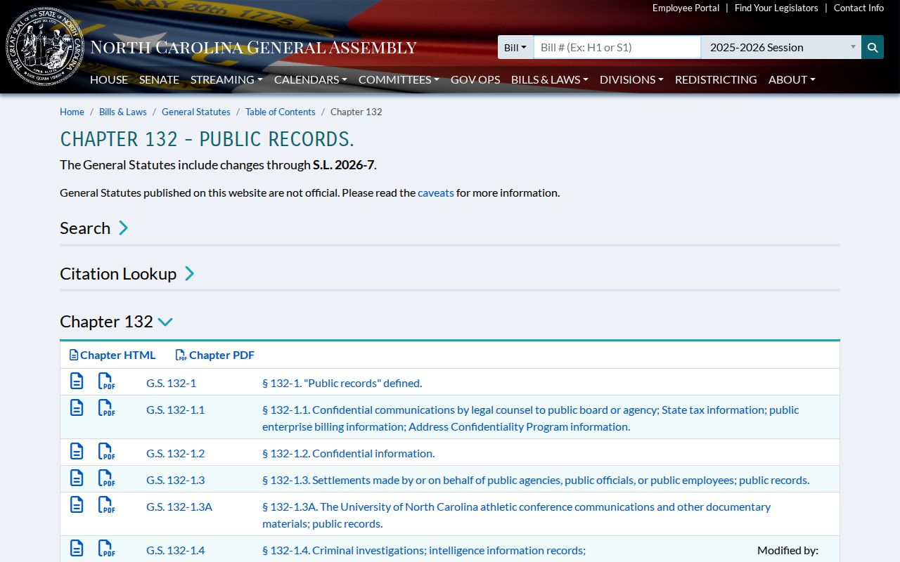 Aurora criminal records North Carolina public access law