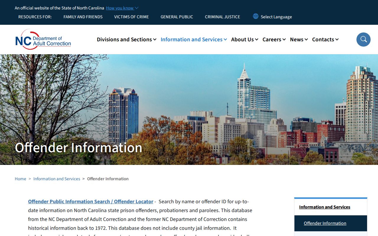 Beaufort County criminal records and NCDAC corrections search options